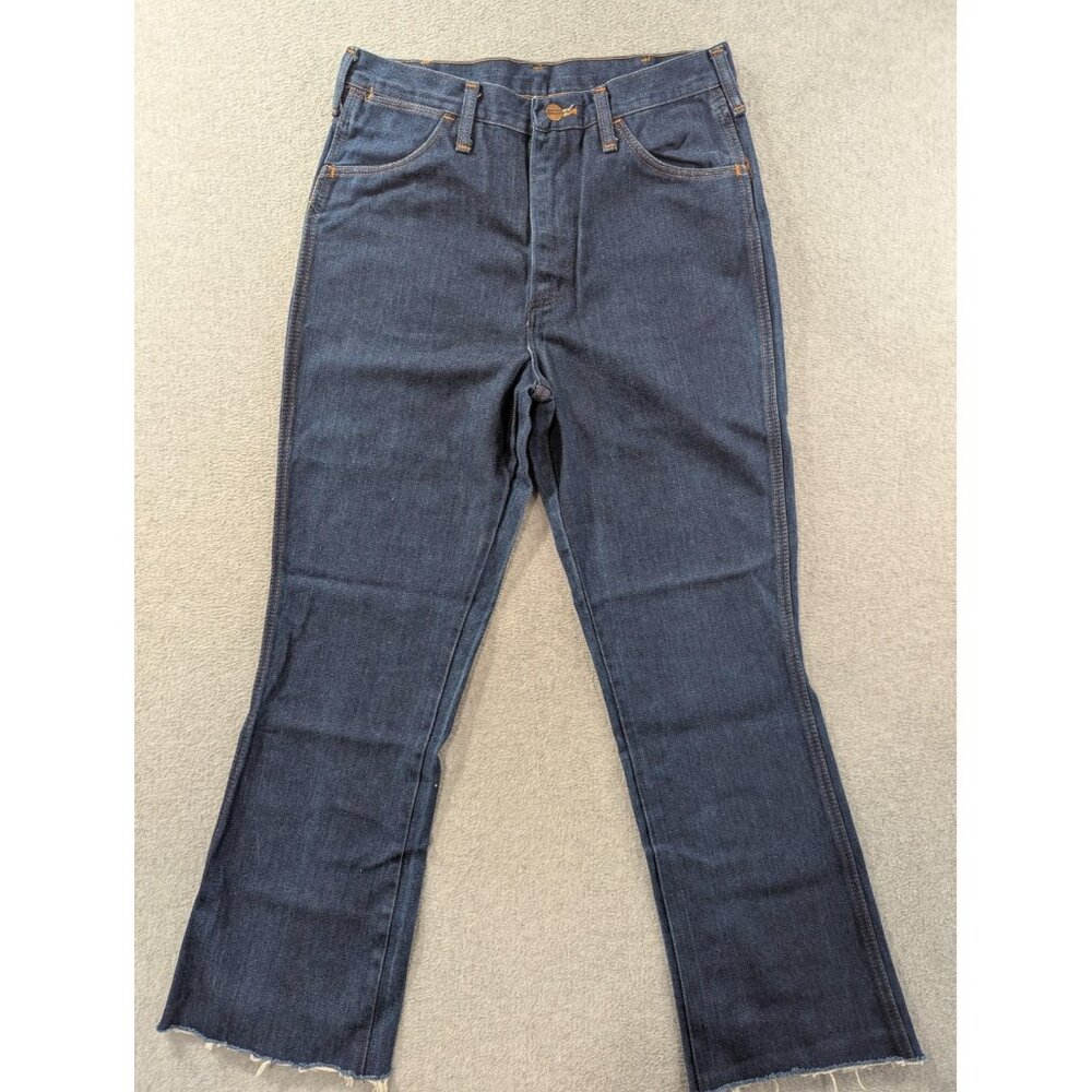Vintage Wrangler Jeans Mens 32x34 Blue No-Fault 945 DEN Bootcut Made USA 90s Y2K